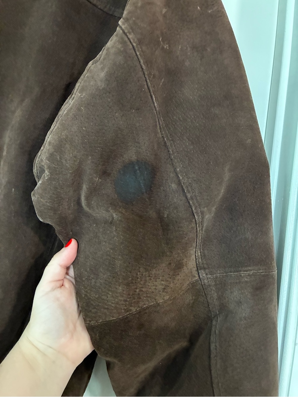 Basic Editions Men’s Brown Suede Bomber Jacket Size L - Picture 9 of 9